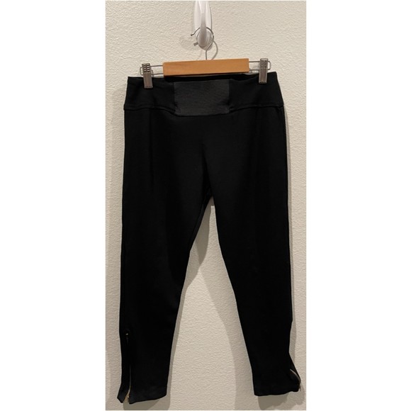 POETRY Black Zipper Side Pants - Picture 1 of 4